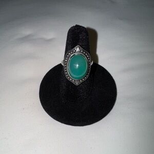 Genuine Green Agate Ring💍
